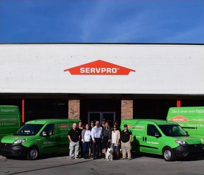 Company picture. SERVPRO team members